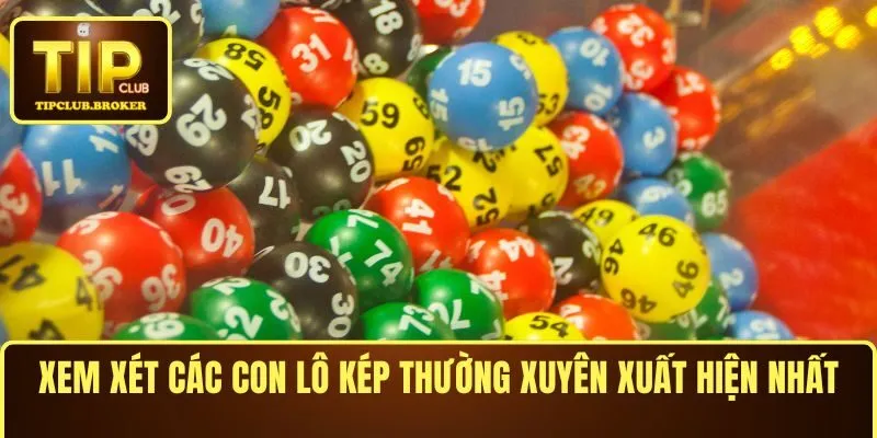 Kinh nghiệm soi cầu lô kép - Xem xét các con lô kép thường xuyên xuất hiện